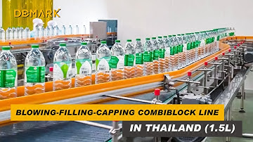 Blowing Filling Capping Combiblock Line Running in Thailand