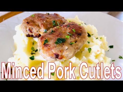 Video: How To Make Minced Pork Cutlets