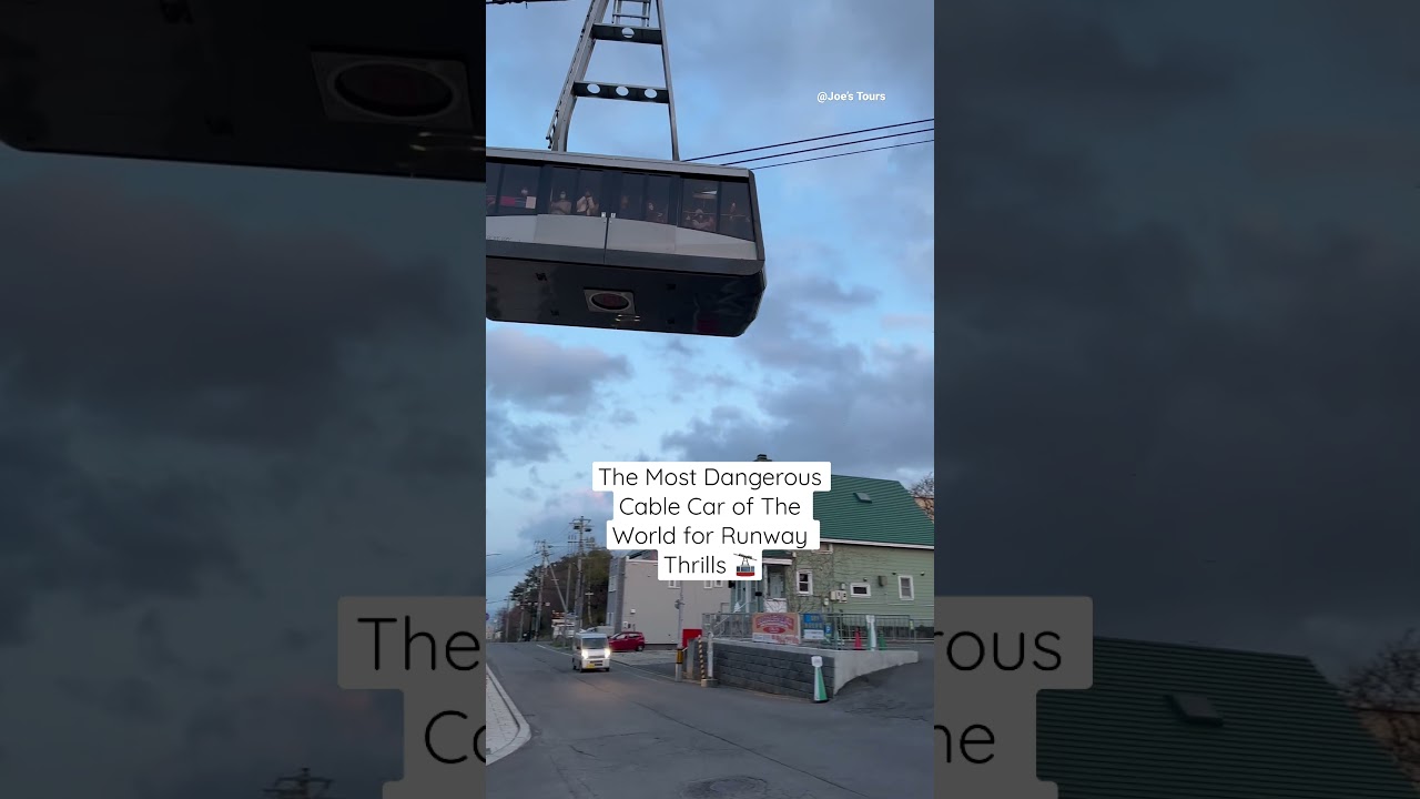 The Most Dangerous Cable Car of The World for Runway Thrills 🚠 