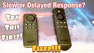 amazon fire tv stick remote fixed! slow or delayed responsive, laggy? easy fix