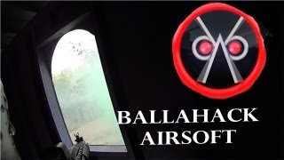 May 2013 Ballahack Airsoft: Chaos Game G&P M4 Destruction @Watchalewknat