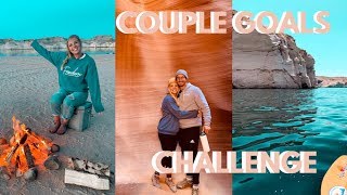 Sarah's Day- 24 Hour Couple Goals Challenge... REAL LIFE I Hiking, Kayaking, Camping Lake Powell