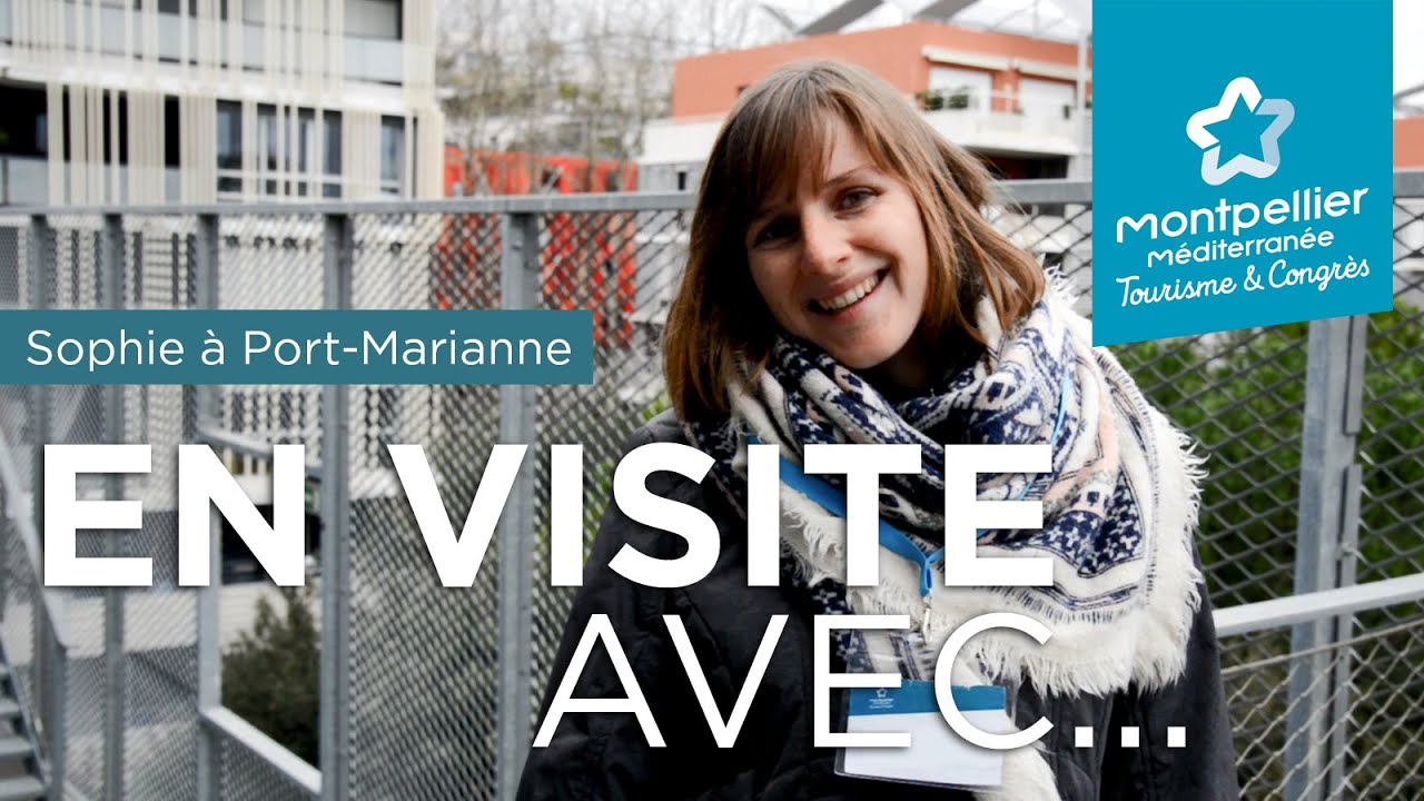 En visite avec Sophie à Port Marianne.