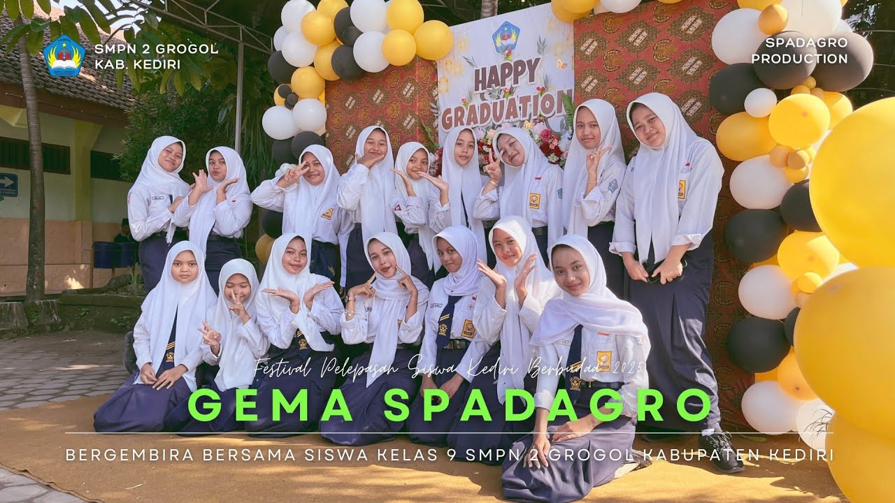 GEMA SPADAGRO Bergembira Bersama Siswa Kelas 9 SMPN 2 Grogol Kabupaten Kediri