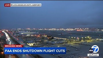 FAA lifts order slashing flights, allowing commercial airlines to resume their regular schedules