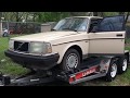 1988 Volvo 240 DL, Restoration, part 1