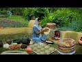 VILLAGE LIVING lI Making Aloo Cheese Paratha in Clay Pot Il