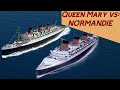 Worlds fastest queen mary races normandie