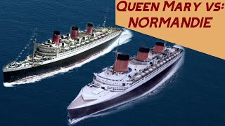 World's Fastest: Queen Mary races NORMANDIE