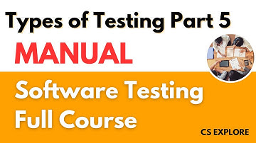 Types of Testing In Software Testing Part 5 | Manual Testing Tutorial For Beginners