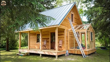 A Lone Man Builds an Off-Grid Green Life in the Forest