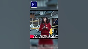 Premiere Pro cc -  horizontal text crawl effect   #short  #premiereprotutorial #premierepro #shorts