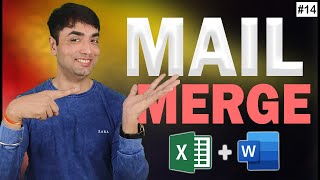Mail Merge from Excel to Microsoft Word | How to Mail Merge using Word and Excel