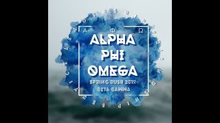 APO ADT Spring 2019 Rush Video