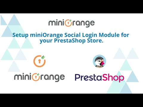 How to set up Social Login module for PrestaShop store? | miniOrange Social Login & Connect Module