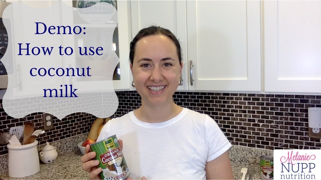 Demo: How To Use Coconut Milk