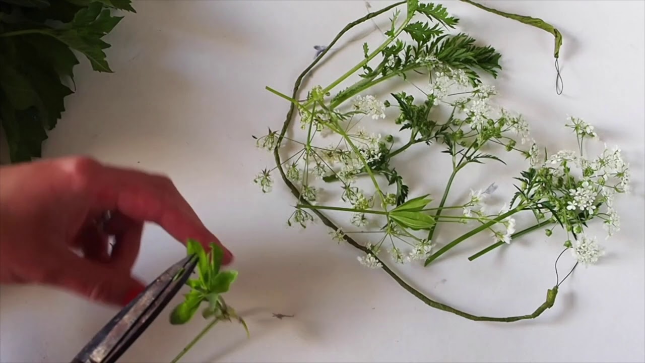 How to Make a Floral Crown tutorial
