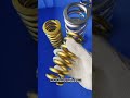 Titanium Springs after anodizing