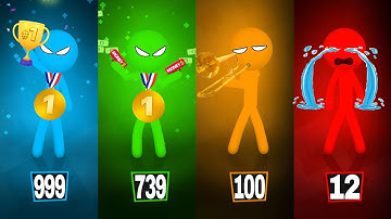 Stickman Party 1 2 3 4 Players - Tournament Cup Gameplay - MiniGames Update