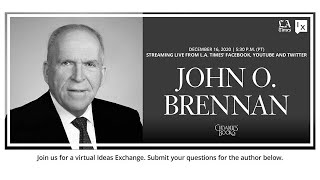 Former CIA director John Brennan in conversation with L.A. Times White House reporter Eli Stokols