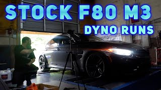 F80 M3 Stock Dyno Runs | 4XXwhp
