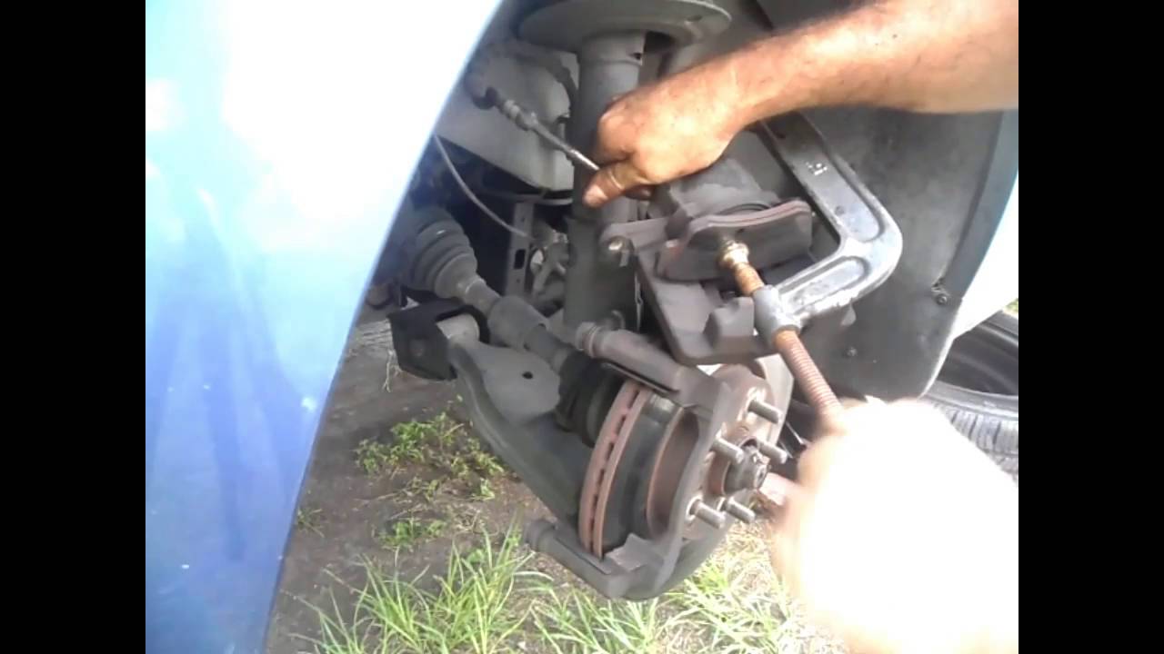How to front breakes on 2007 pt cruiser YouTube
