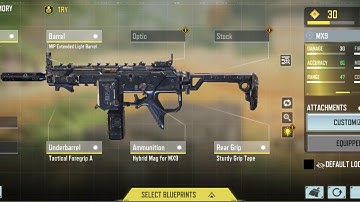 Call Of Duty Mobile.Top SMG MX9 review ( English) #codm #cod #MX9 #smg #topgun #bestsmg