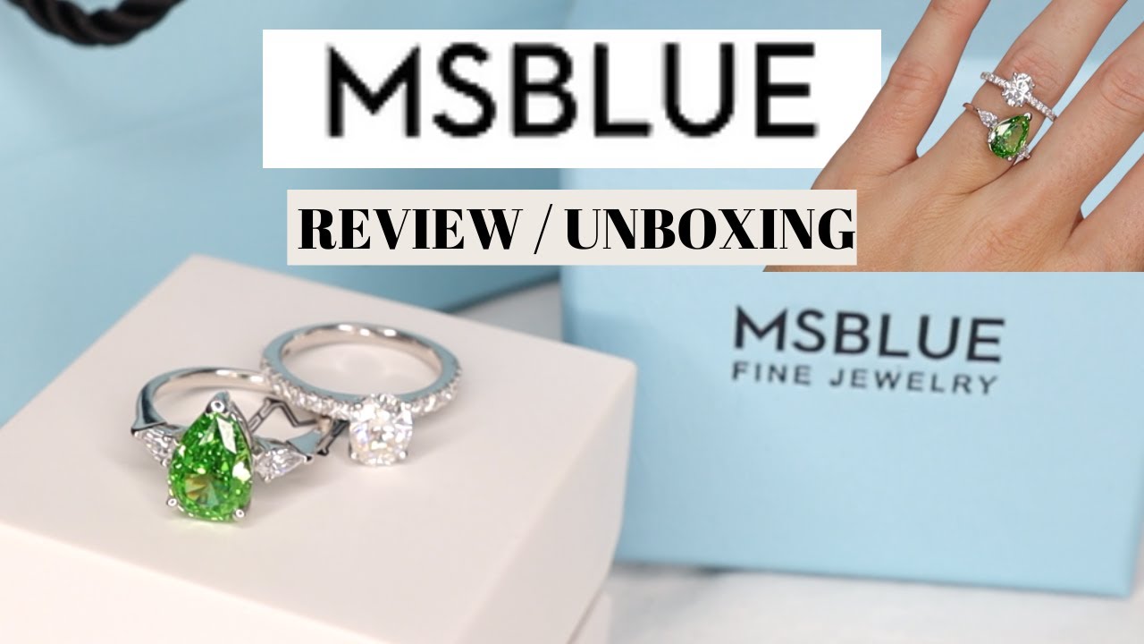 Fine Jewelry Collection MSBLUE Jewelry Review & Unboxing YouTube