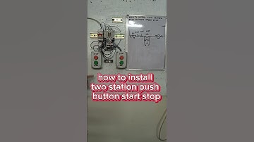 how to install two station push button start stop #bernaztvvlog