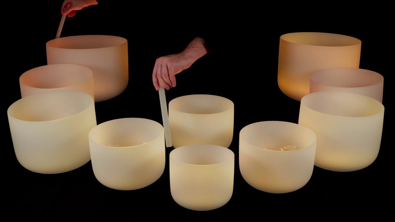 Crystal Bowls for Deep Sleep 🌀 Calming Healing Sounds 432 Hz - YouTube