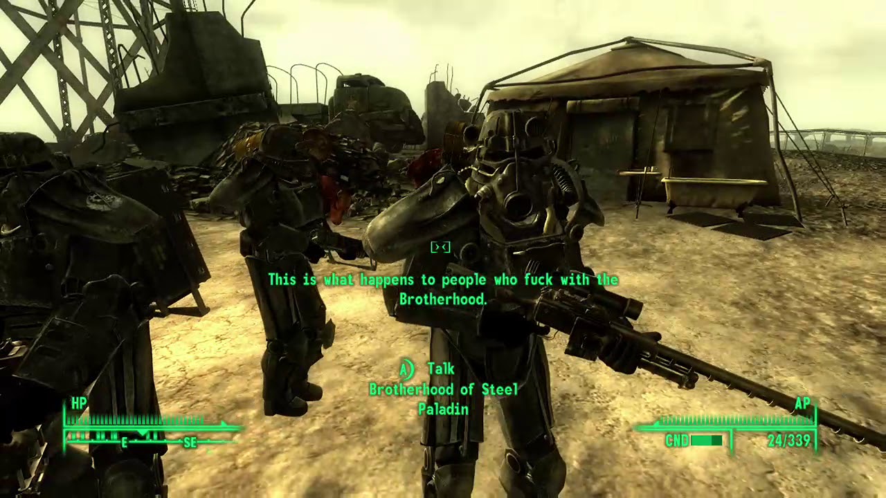 Fallout 3: Brotherhood of Steel successful capture of Fort Bannister ...