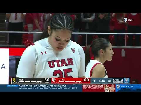 ALYSSA PILI HIGHLIGHTS UTAH VS USC 01 27 23