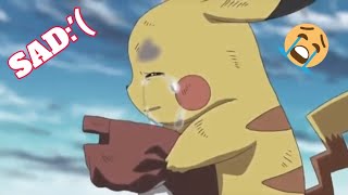 Pikachu menangis atas kematian ash😭😭