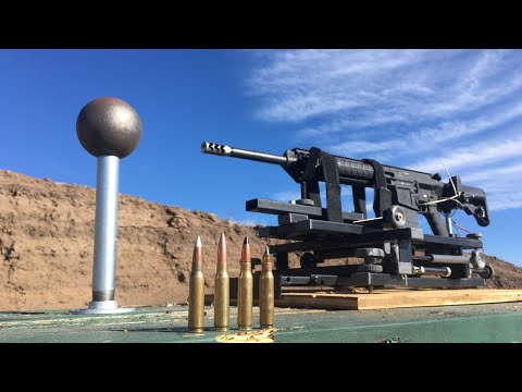 308's Baddest Rounds vs 4" Iron Ball