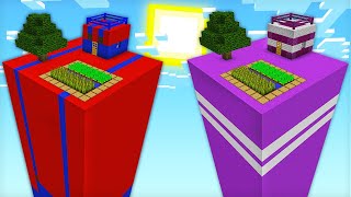 ЧАНК ЖИТЕЛЯ ПРОТИВ ЧАНКА ПИКСЕЛЯ В МАЙНКРАФТ 100% троллинг ловушка minecraft