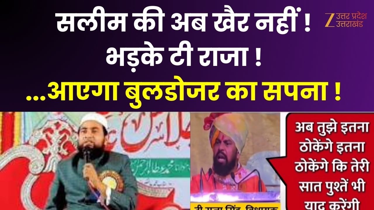 Maulana Salim Controversy:  सलीम की अब खैर नहीं ! ...आएगा बुलडोजर का सपना ! भड़के टी राजा ! | T Raja