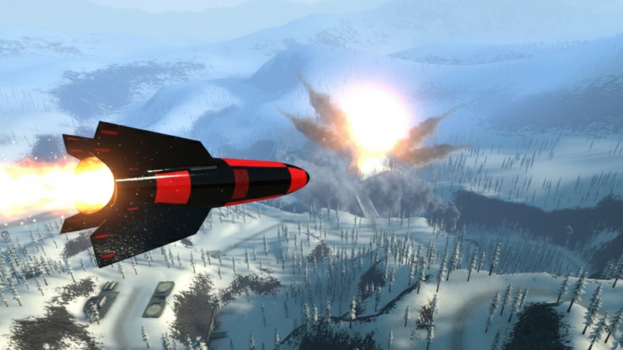 Testing All NUKES & Missiles in Snow Mountains | GMod