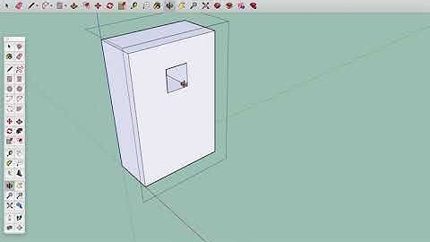 Cutting Holes in Sketchup