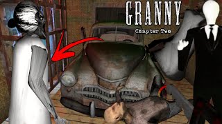 Granny Chapter 2 Car Escape Inside Grandpa House with Slenderman and All New Enemies