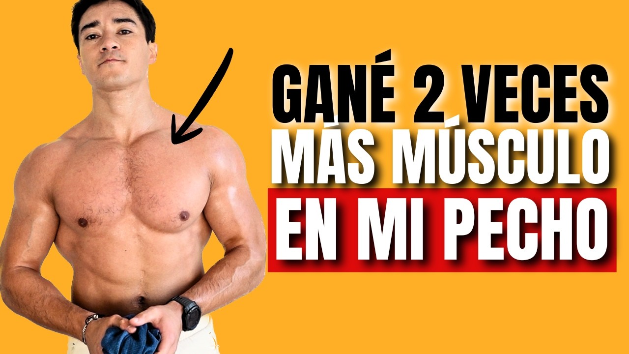 Mi PECHO y ESPALDA crecieron MÁS MÚSCULO con esta rutina