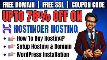 How To Buy Hostinger Hosting with Free Domain | Up to 80% OFF on Hosting