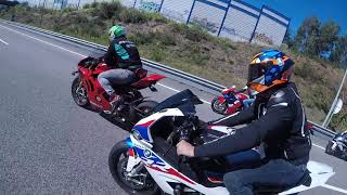 Honda CBR1000RRR SP 2020 Vs Bmw S1000RR 2020 Vs Ducati V4S 2020  Topspeed