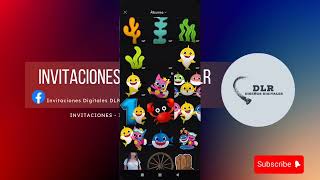 Como hacer una invitación digital en vídeo en el celular ( Baby Shark ) screenshot 5
