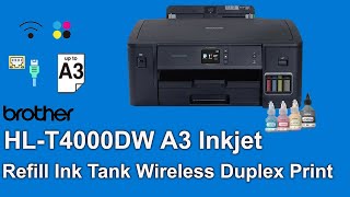 Brother HL-T4000DW A3 Ink Tank Printer Setup