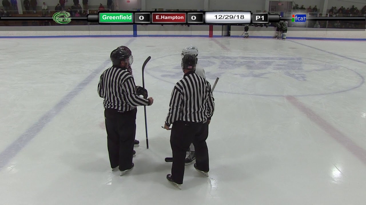 Greenfield Ma Green Wave Hockey Vs Easthampton MA