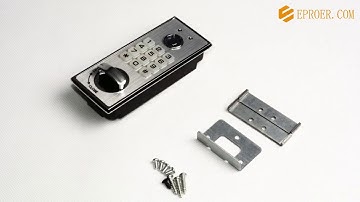 EPROER|B911 password keypad locker lock operation