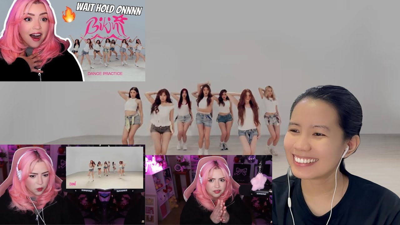 BINI Bikini Dance Practice reaction by Ashley Crespo