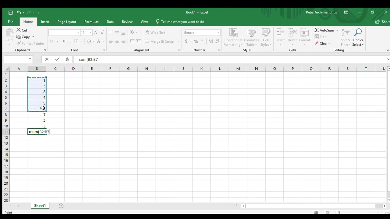 microsoft-excel-how-to-automatically-add-numbers-youtube