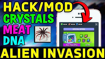 Alien Invasion Hack/Mod 👽 How To Get Unlimited Crystals & Meat [iOS/Android]