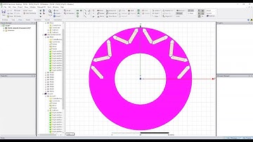 Demo: Draw of Q12p10 tooth-coil machine in Ansys Electronics